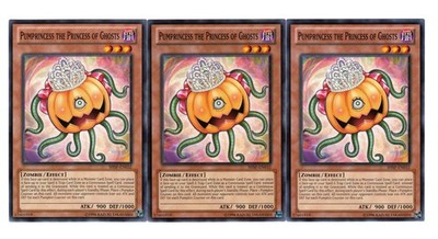 Yugioh- 3X Pumprincess the Princess of Ghosts - Common - Unl - SHSP-EN032 - NM