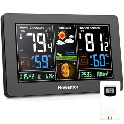 Wireless Indoor Outdoor Thermometer Forecast Station