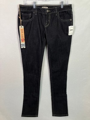 MEK Dnm Aldan Cigarette Straight Leg Jeans Women's Size 31x34 Dark Rinse NWT