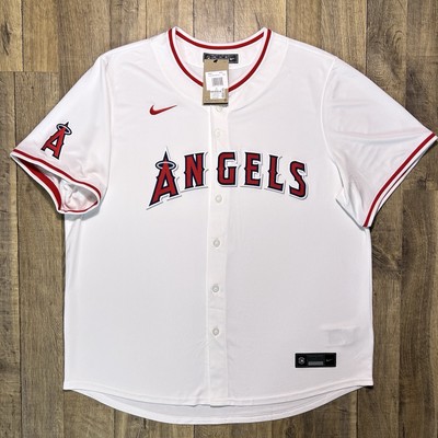 NWT Los Angeles Angels Nike Limited ADV MLB Baseball Jersey White Men 2XL $155
