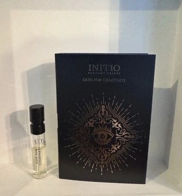 Initio Parfums Oud For Greatness Eau de Parfum sample spray  1.5 ml/ .05 fl oz