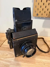 Zeiss Ikon Miroflex Large Format Camera w/ Rare Carl Zeiss Jena 16.5cm f2.7 Lens