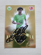 Kevin Paredes autograph signed TC Topps Bundesliga "VFL Wolfsburg 2023/24"
