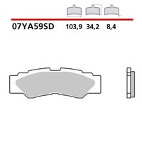 Brembo Hinteres BREMSBELAGE-KIT FUR Yamaha YXZ EPS Special Edition 1000 16-17-CO