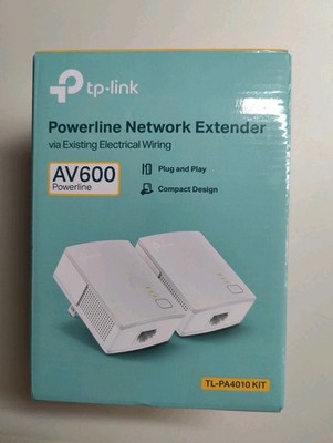 TP-Link AV600 Powerline Starter Kit - White