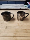 Sterling Silver Baby's Cups Set Vintage Gorham, Lunt, Towle 132g