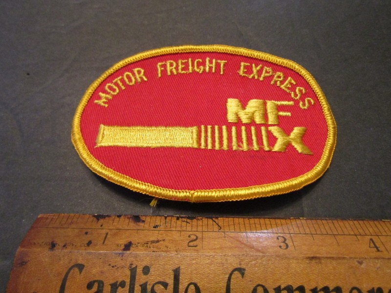 Vtg MFX Motor Freight Express Trucking Company Cloth Patch New NOS 1970s