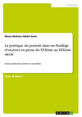 Mona Mohsen Abdel Azim | La poétique du portrait dans un florilège d'oeuvres...