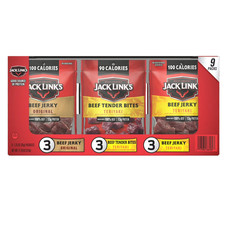 Jack Link's Beef Jerky, Original Teriyaki Variety Pack, 1.25 oz - 9 Pack