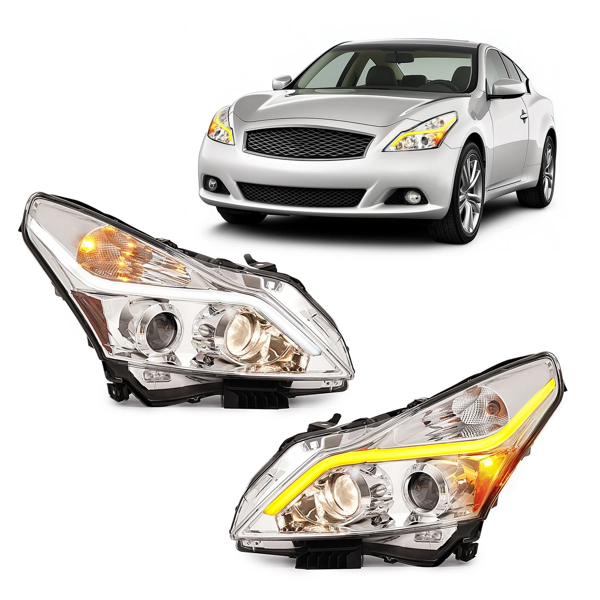 Headlights for INFINITI G37 for sale | eBay