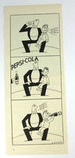 Publicité vintage 1943 print Pepsi Cola the Boy majordome poupée ventriloque par O. Soglow