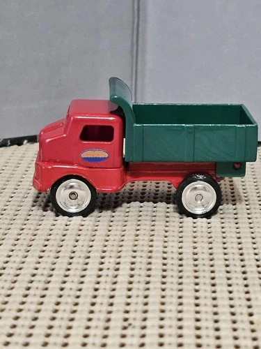 Vintage Maisto TONKA Dump Truck Red Green 1998 Hasbro. Used Cond. SOLD AS IS.