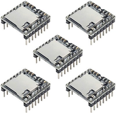 5PCS Dfplayer Mini Mp3 Player Board Module Voice Decode Board Support TF Micro S
