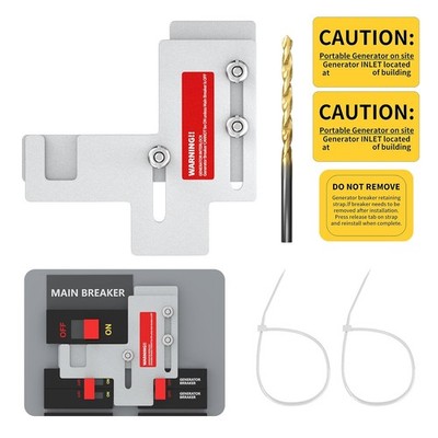 Generator Interlock Kit Compatible with Siemens or Murray 150 Amp or 200 Amp Pan