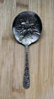Sterling Silver S Kirk & Son Repousse Solid Spoon Berry Bowl 5" T Monogram