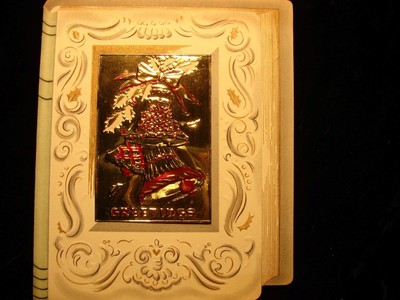VINTAGE ''AND MY SPIRIT HATH REJOICED!!'' CHRISTMAS GREETING CARD