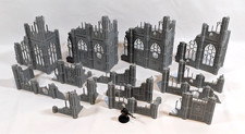Large Wargaming Terrain Ruined City Set Compatible with Warhammer 40k AoS DnD