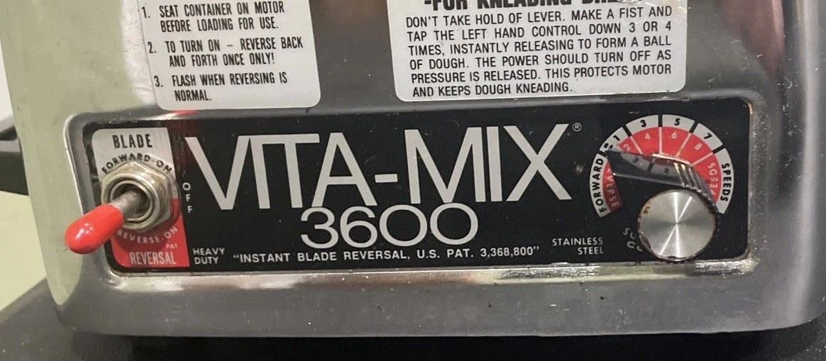 COMPLETE Vintage Vita-Mix 3600 Super 3600 Juicer w/ Action Dome Tested Working