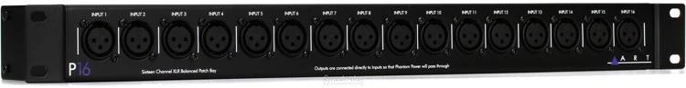 Patchbay equilibrado XLR de 16 canales ART P16 Foto 4 de 4