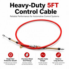 5ft Automatic Race Shifter Cable Gear Selector Fits Most Bm Shifters Af72-1002 5ft Automatic Race Shifter Cable Gear Selector Fits Most Bm Shifters Af72-1002