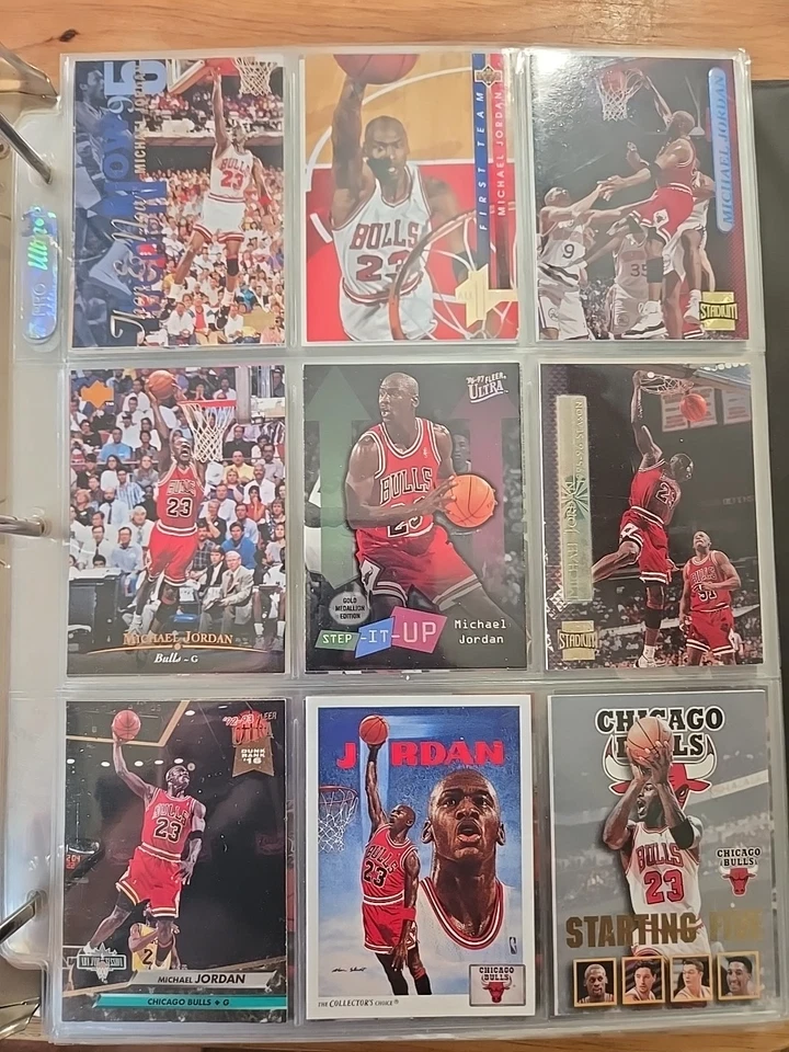 Lote de tarjetas de baloncesto de los 90 con Michael Jordan, Alonzo Mourning Jason Kidd y más Foto 2 de 4