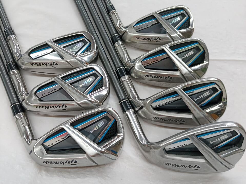Taylor Made Iron Set SIM MAX OS 6.7.8.9.P.A.S TENSEI BLUE Taylor Made Iron Set SIM MAX OS 6.7.8.9.P.A.S TENSEI BLUE