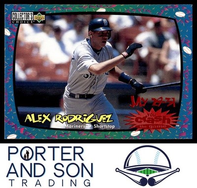 Alex Rodriguez You Crash the Game 1997 Collector's Choice #CG29 Mariners