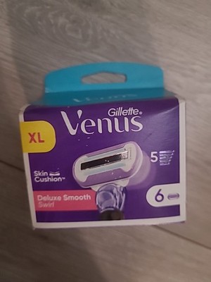 Gillette Venus Extra Smooth Swirl Damen Rasierklingen-Nachfüllpack, 6er Pack