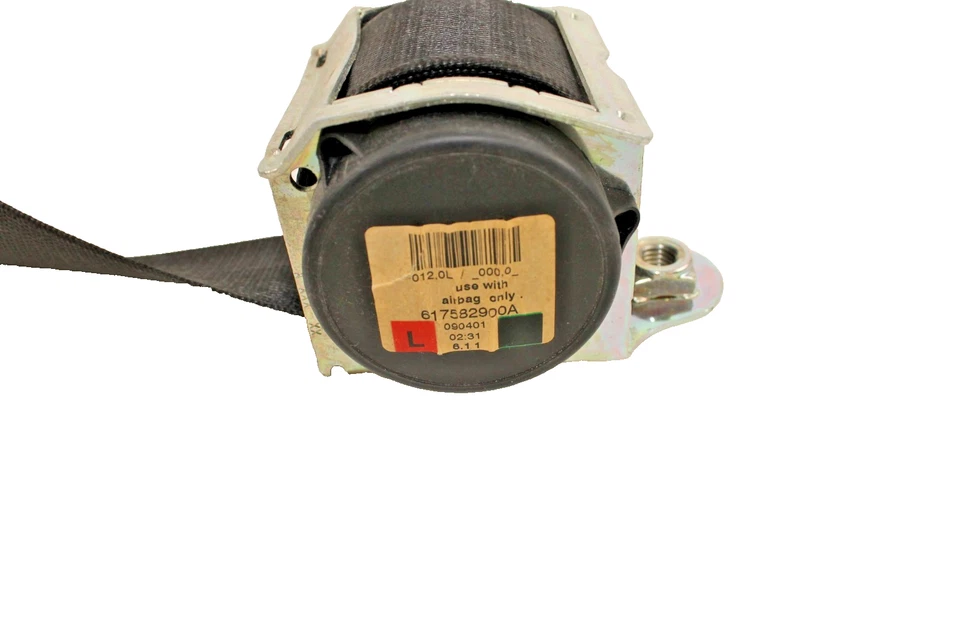 Retractor de cinturón de seguridad delantero izquierdo BMW 525i 528i 530i 535i 545i 550i M5 OEM usado Foto 3 de 4