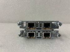 Lot of 2 CISCO VWIC-2MFT-T1/E1 2-PORT T1/E1 MULTIFLEX VOICE/WAN INTERFACE CARD