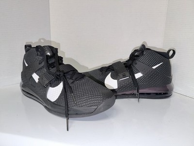Nike Air Force Max 2 Black Men s Size 14 NEW  Basketball Shoes Av6243-002