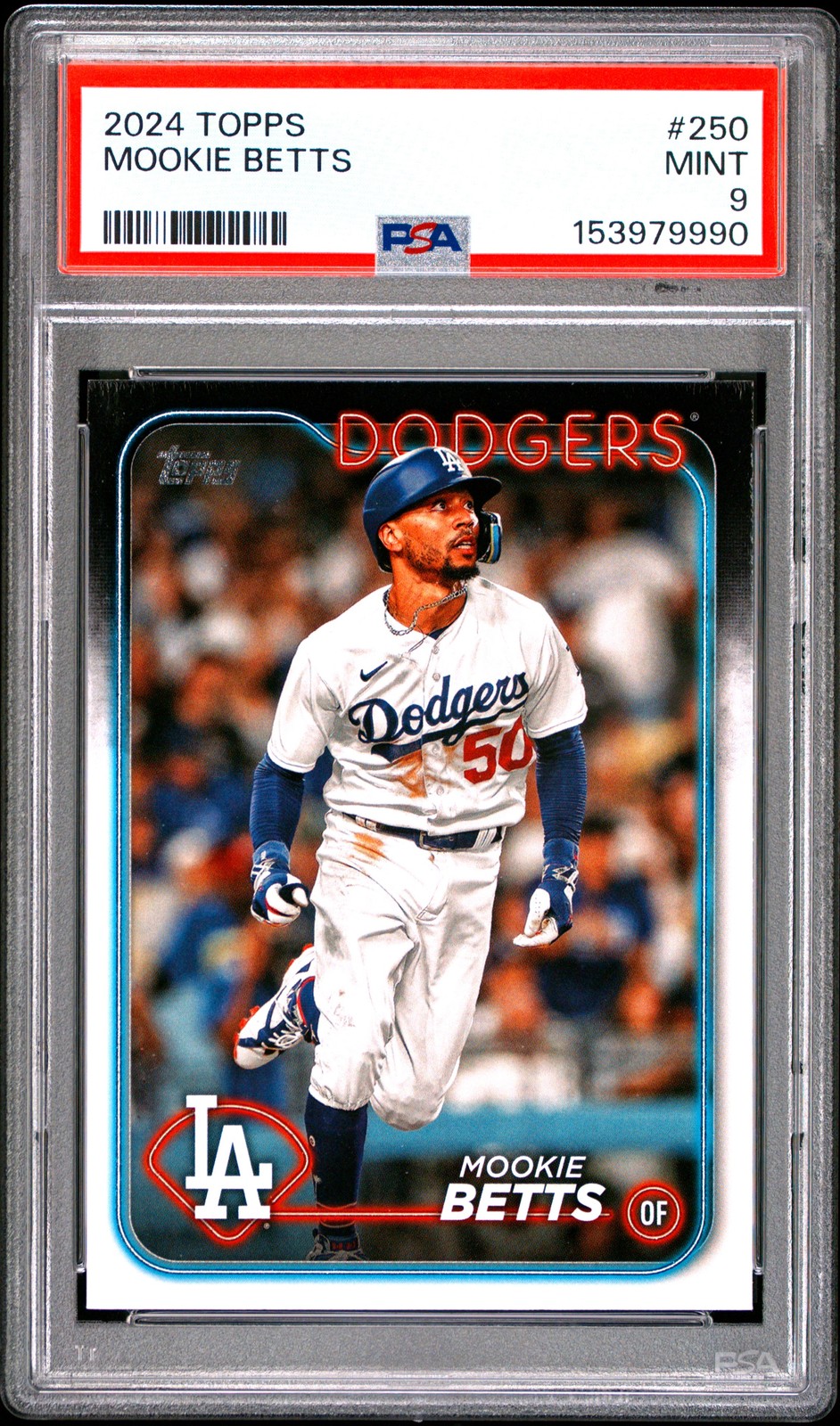 2024 TOPPS #250 MOOKIE BETTS PSA 9