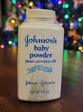Vintage 1985 Johnsons Baby Powder 1 1/2 oz Pure Cornstarch SEALED FULL
