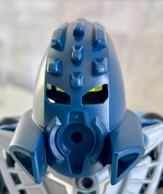 Bionicle:Sarda & Idris with Very Rare Dark Blue Ruru Mask from Karzahni 8940 Set