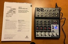 Behringer Xenyx 802 Mixing Console, 8 Channel - Black Great Condition