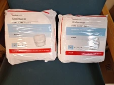 2 Pks Cardinal Health Underwear. Sure Care Extra. 14 Pack. Size X- Large.