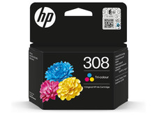 Original HP 308 OR 308e Black OR Colour Ink Cartridges For ENVY 6110 6120