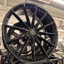 22x10 Giovanna Alesanna Gloss Black 6x135 6x139.7 Deep Concave 4 Wheels Tires