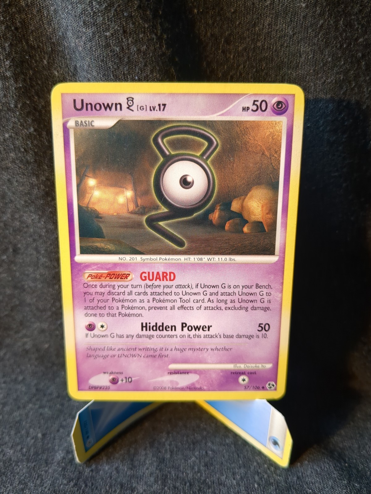 Unown [G] 57/106 Pokemon Great Encounters Uncommon 2008 LP