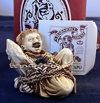 NEW Harmony Kingdom Circus ~ GREAT  EXCAPO ~ Signed & DOODLED  by Artist ~NIB