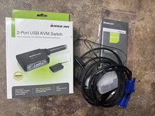 IOGEAR 2-Port USB Cable KVM Switch - GCS22U - NEW  Free shipping