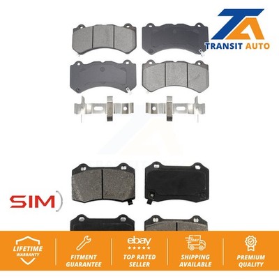Front Rear Semi-Metallic Brake Pads Kit For Dodge Charger Challenger Chevrolet