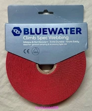 BLUEWATER Ropes Climb Spec Webbing 1" x 30' Web Disc Red 790130RD New