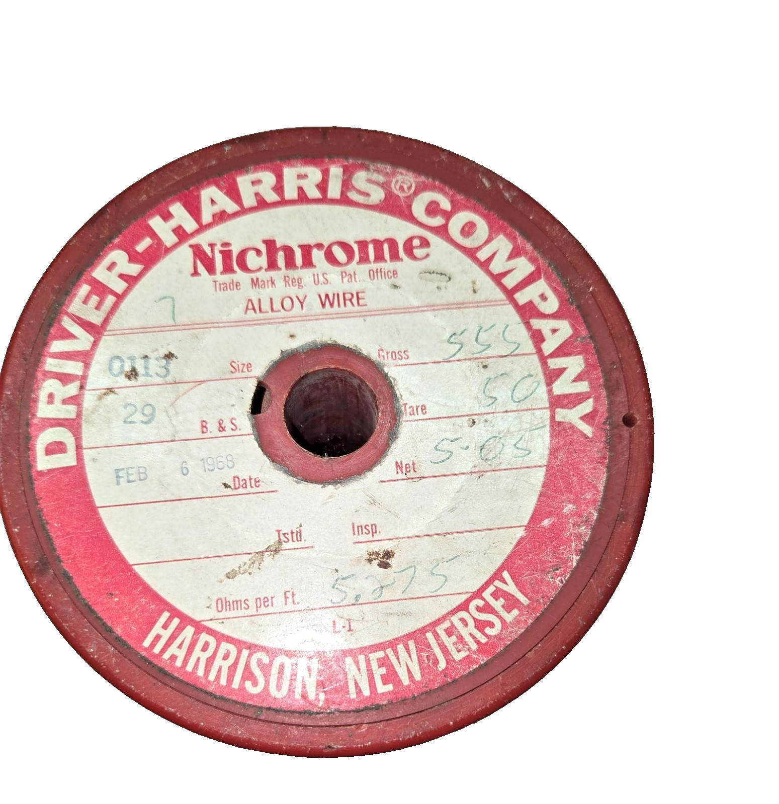 NICHCROME # 29 WIRE ( 30 FEET ) PER LOT 5.275 OHMS PER FOOT