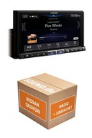 Autoradio Alpine Ilx-705D FüR Nissan Qashqai J11 + Visia Wireless Apple Carplay