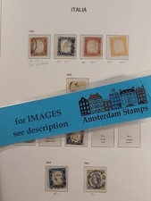 Italy 1862-1956 + BOB vf mostly used collection in DAVO incl much better TOP!