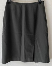 Ann Taylor Pencil Skirt Women s Size 2 Dark Gray Charcoal 100 Wool Lined