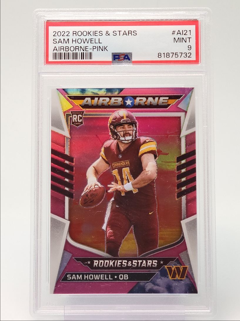 Sam Howell Panini Rookies & Stars Airborne #AI21 Pink