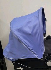 Osann Beebop Pushchair Pram Replacement Blue Hood Fabric With Frame Ex Display 
