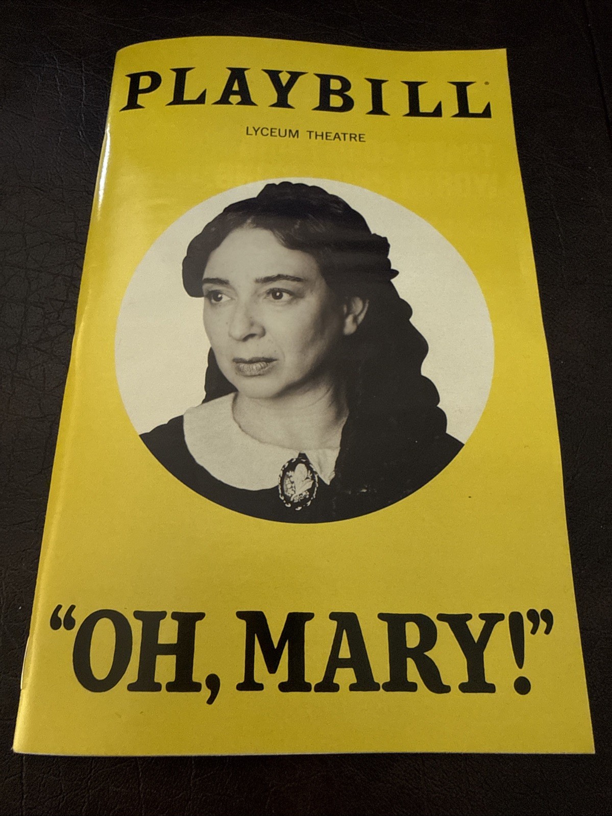 OH, MARY! PLAYBILL Maya Rudolph May 2026 Cheyenne Jackson NEW FREE SHIPPING